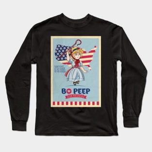 Bo Peep For President Long Sleeve T-Shirt